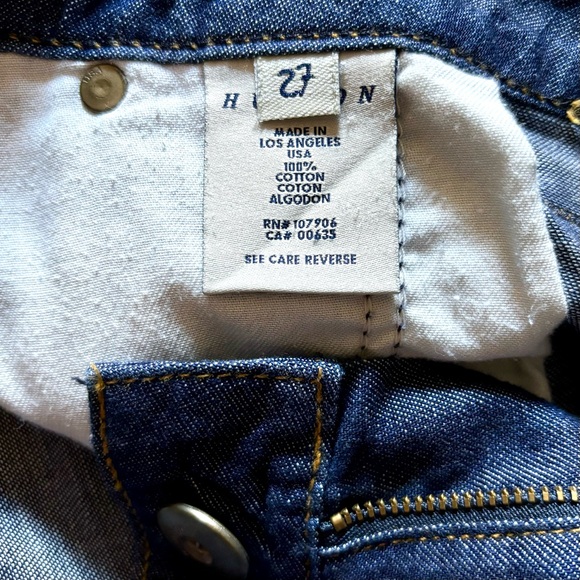 Hudson Jeans Lo-Rise Wide-Leg Y2K Jeans 27 - Picture 8 of 8